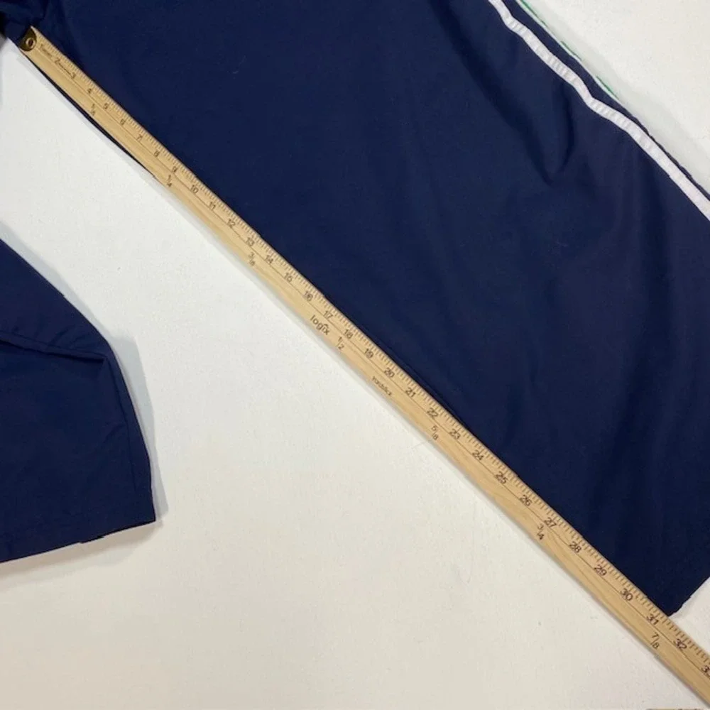 Spalding Mens XL Navy Blue Track Pants Side Stripe Elastic Waist Athletic XL‎